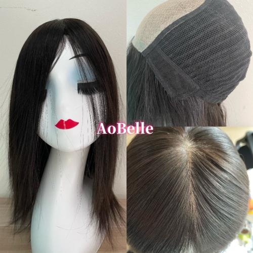 人毛100%帽子フルウィッグ