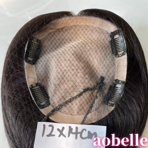 引き抜き部分ウィッグ　12cm*14cm既製品